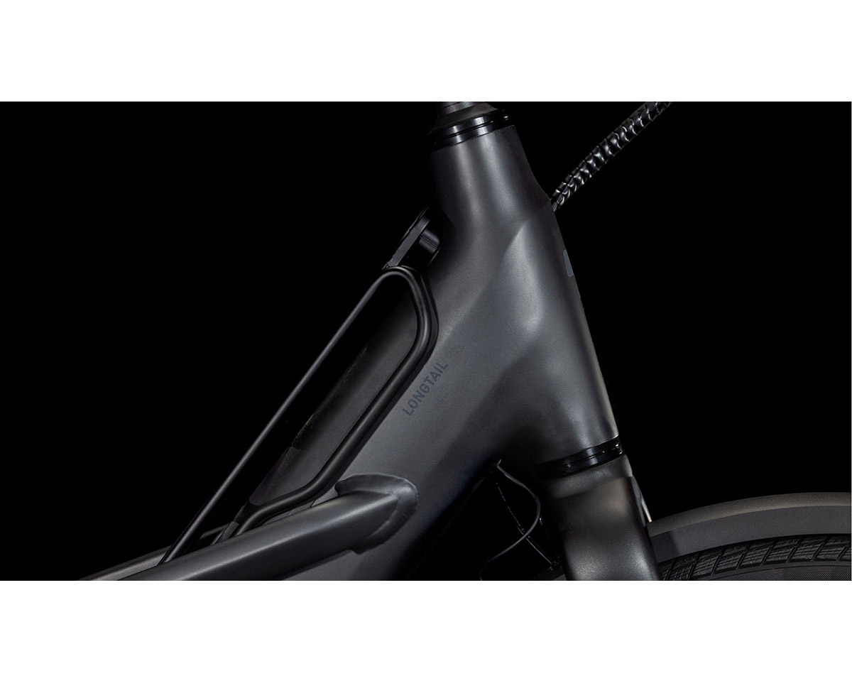 Vélo électrique cargo Unisexe LONGTAIL HYBRID FAMILY 1350 Gris