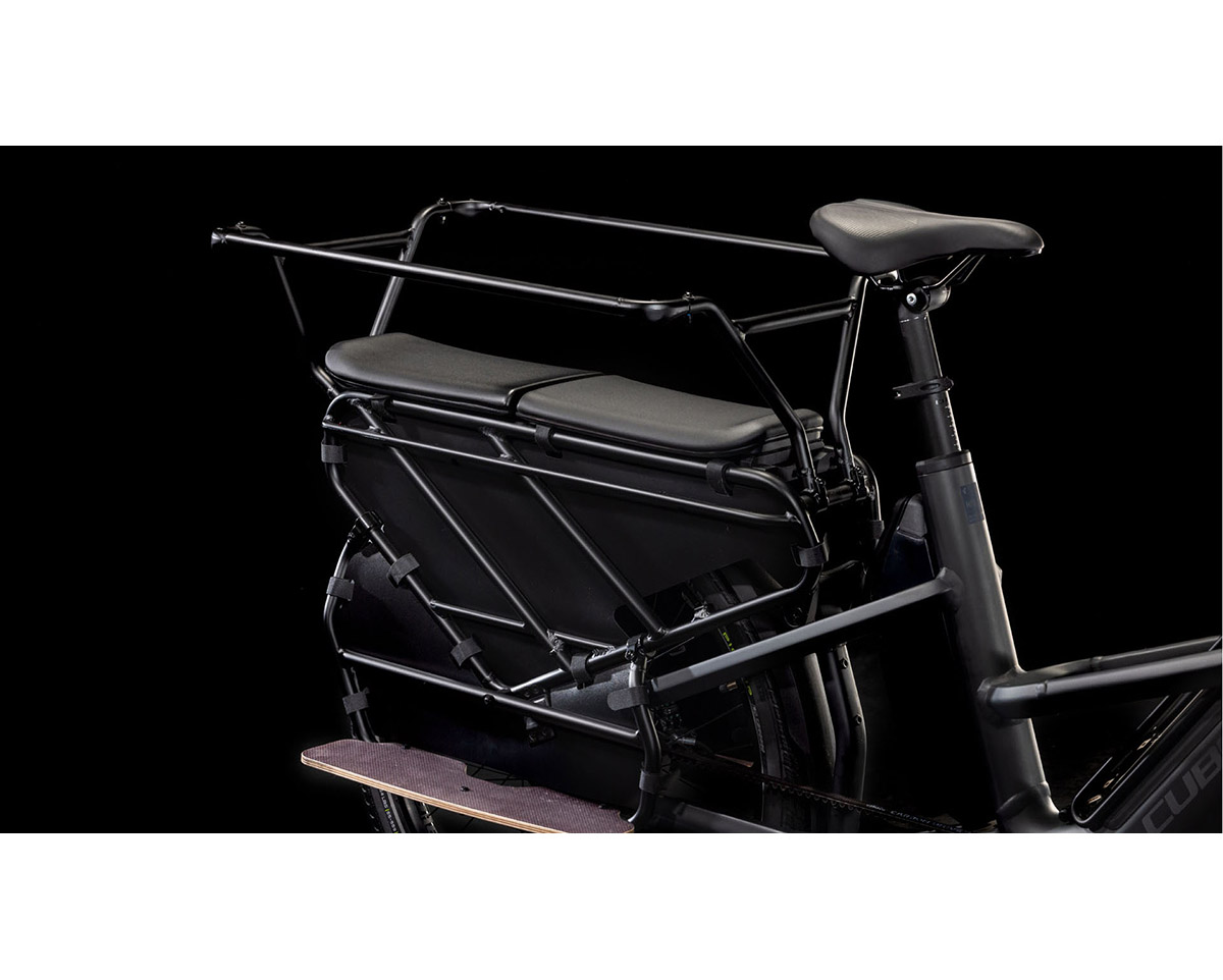 Vélo électrique cargo Unisexe LONGTAIL HYBRID FAMILY 1350 Gris