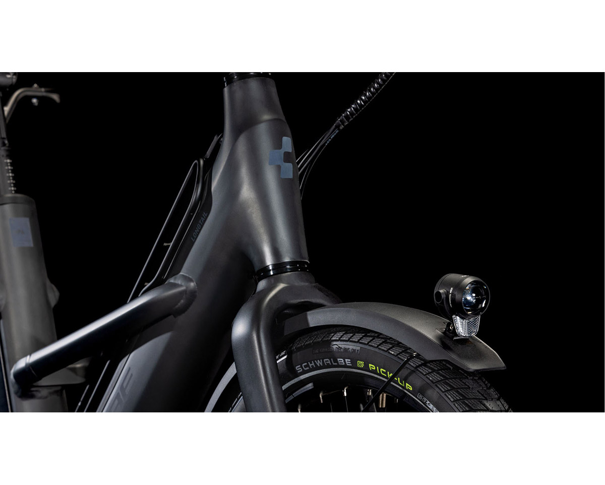 Vélo électrique cargo Unisexe LONGTAIL HYBRID FAMILY 1350 Gris